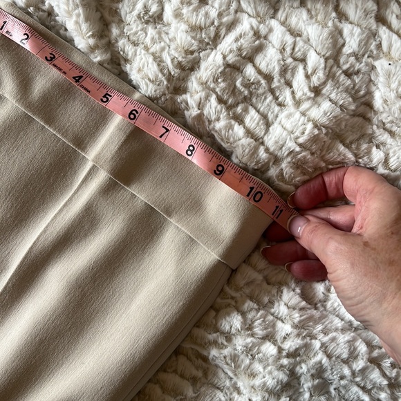 Loft Cream lined dress pant - Picture 6 of 6